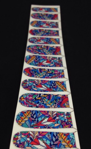 Hippie Feathers nail decals