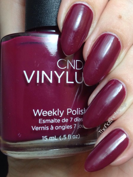 CND Vinylux Weekly Polish Tinted Love after 7 days