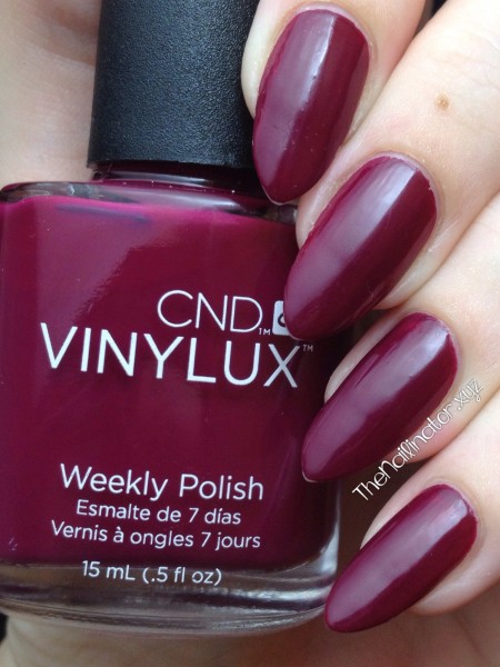 CND Vinylux Weekly Polish Tinted Love after 5 days