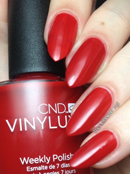 CND Vinylux Rouge Red swatch 