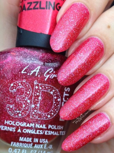 L.A. Girl 3D Effects Dazzling Pink swatch